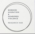 Logo; Circles around the words Borders Migration & Gendered Violence Research Hub